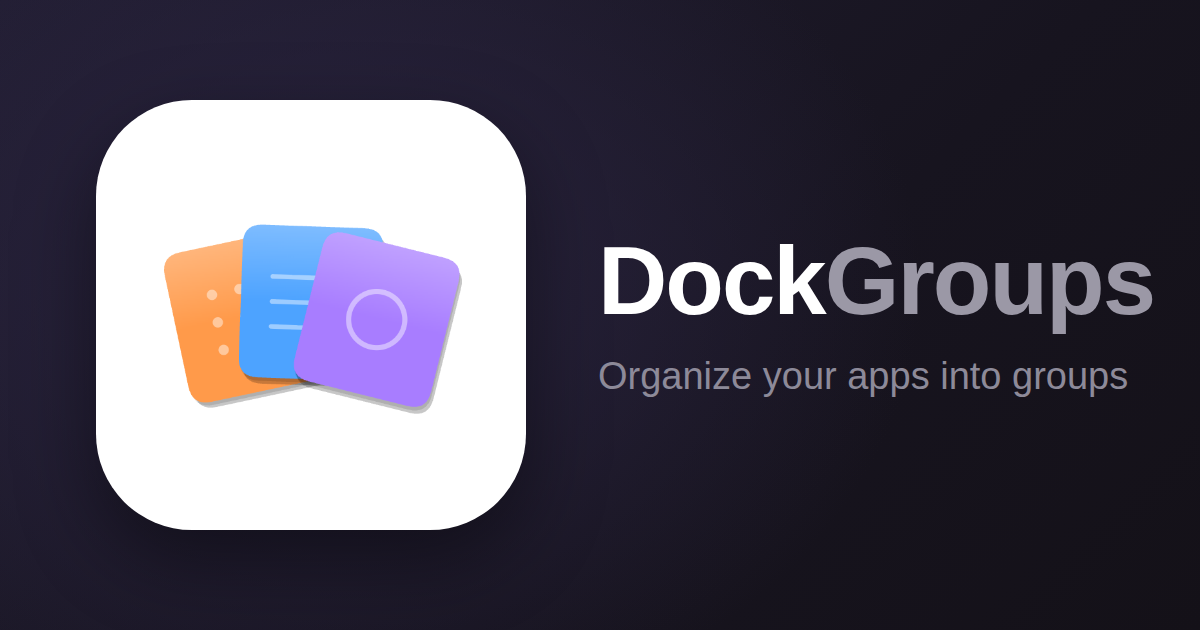 Dock Groups screenshot 1